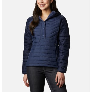 Columbia Powder Lite Insulated Anorak, Chamarras Azul Marino Para Mujer | 642137-YDP